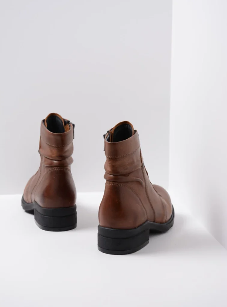 Wolky Ankle boots 0262820430 20430 cognac leather