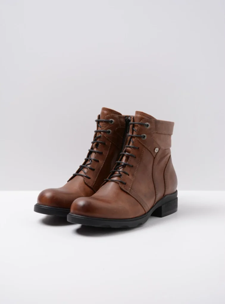 Wolky Ankle boots 0262820430 20430 cognac leather