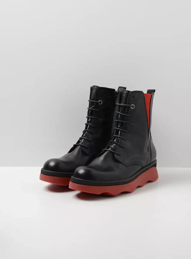 Wolky Mirai 0297930050 30050 black/red leather