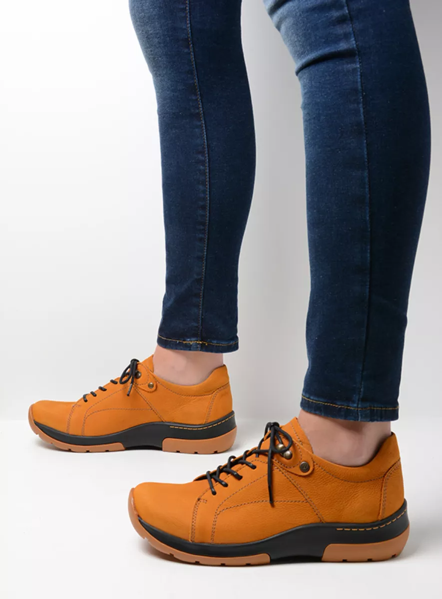 Buy your Wolky Cajun WR dark ochre nubuck shoes online