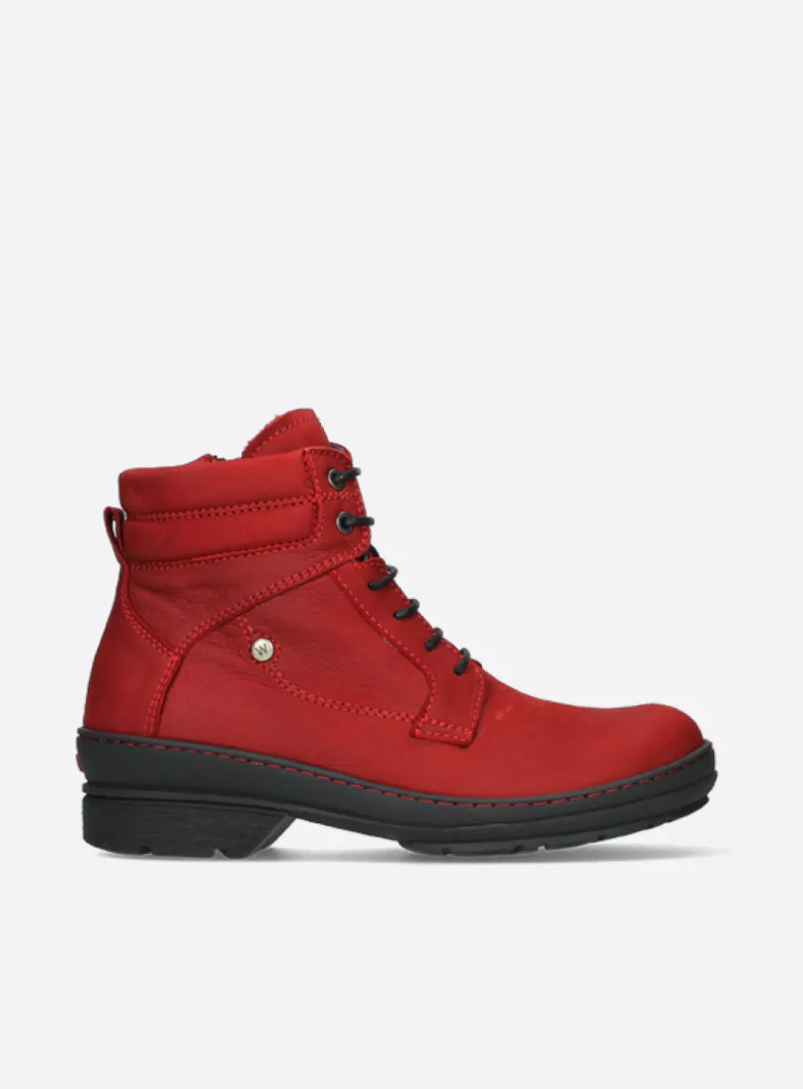 Wolky Ankle boots 0764614505 14505 red nubuck