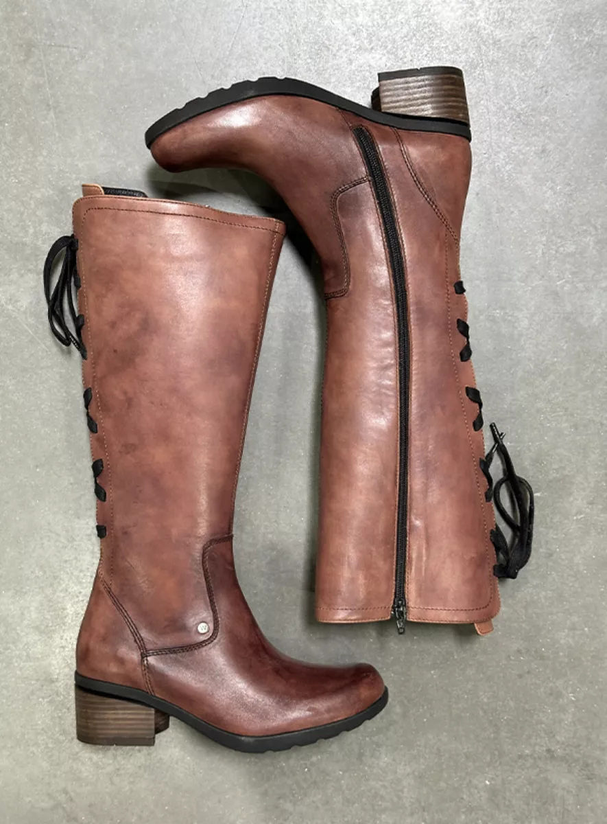 Wolky boots 0136251430 21430 cognac leather