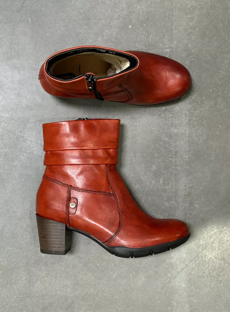 Wolky Boots 0361151580 51580 red leather