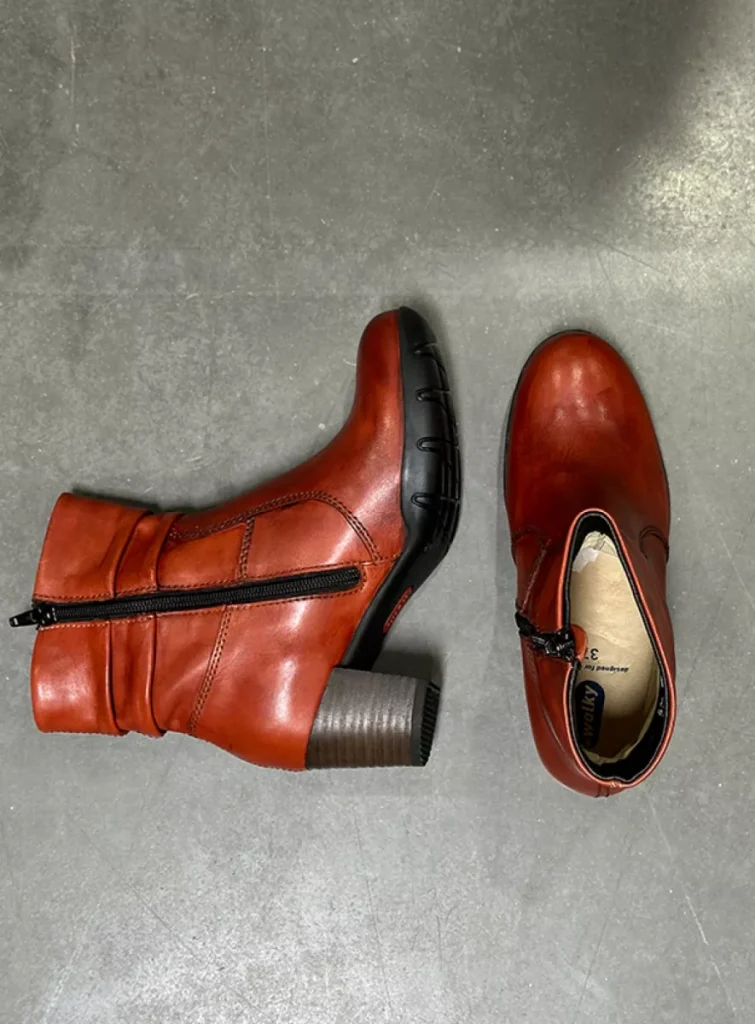 Wolky Boots 0361151580 51580 red leather