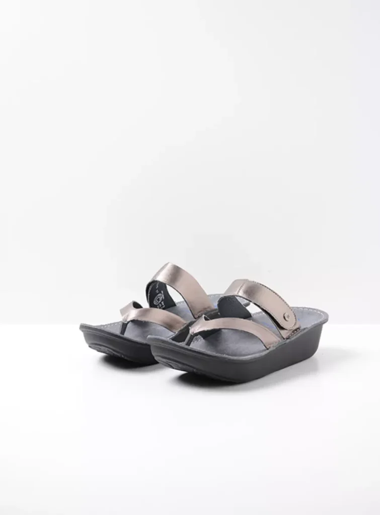 Wolky Chunky sandals 0618008210 08210 anthracite metallic biocare