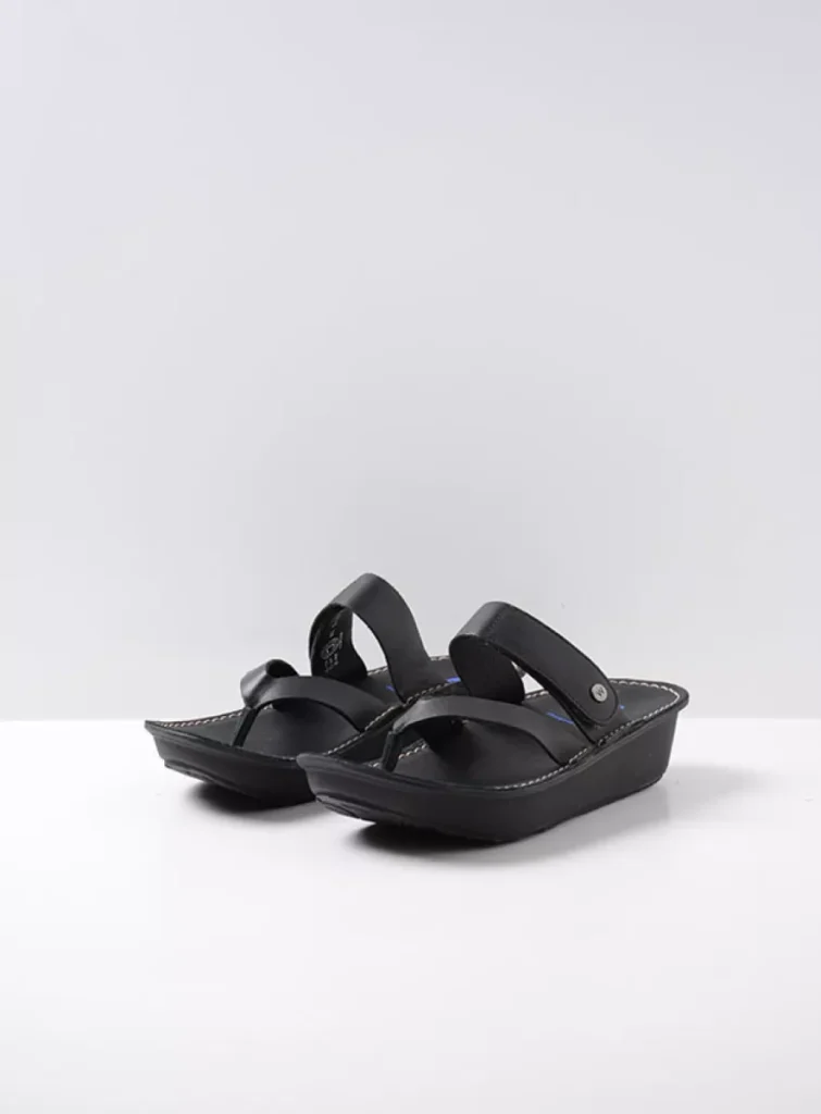 Wolky Chunky sandals 0618030000 30000 black leather