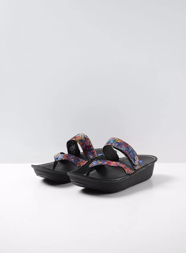 Wolky Chunky sandals 0618040970 40970 black multi suede