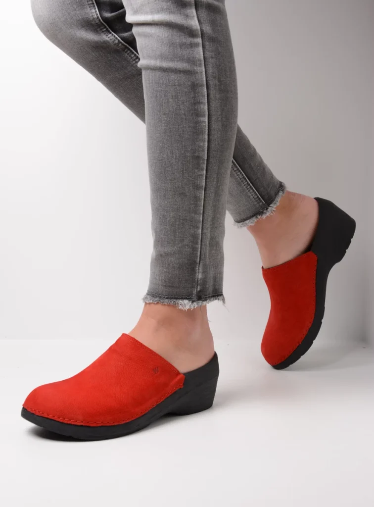 Wolky Clogs 0607511500 11500 red nubuck