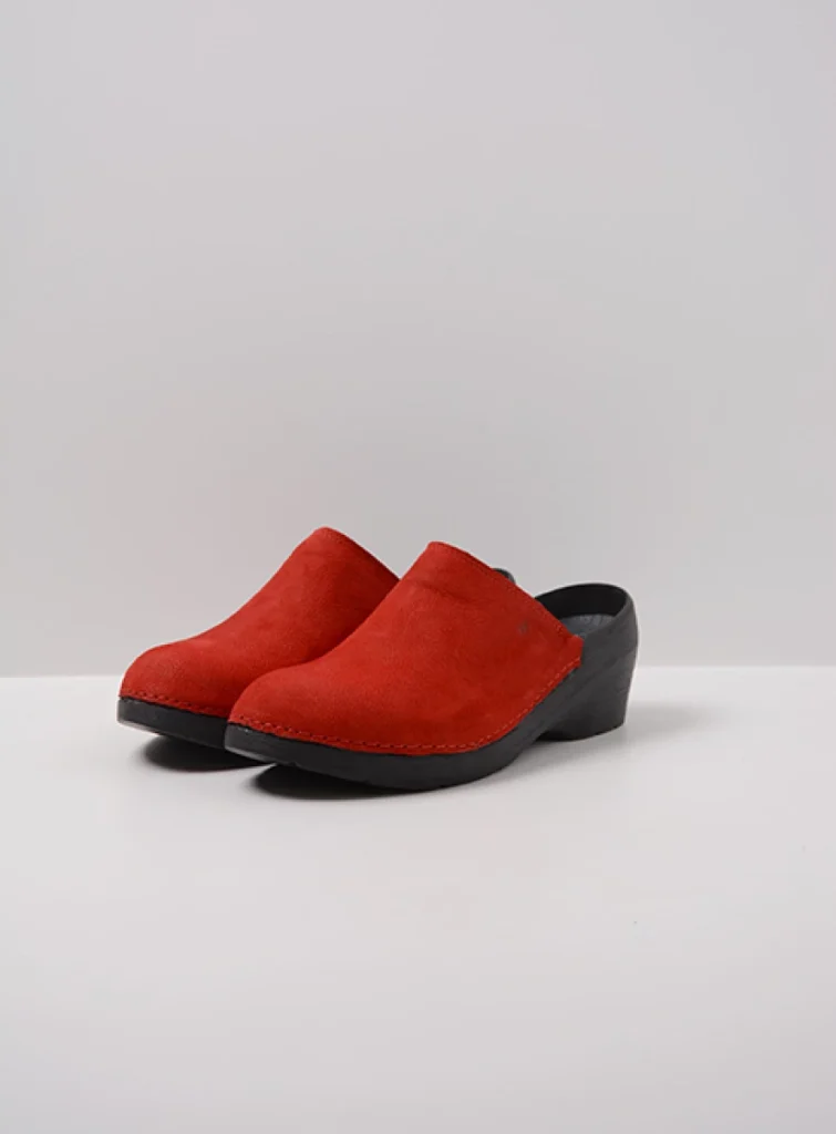 Wolky Clogs 0607511500 11500 red nubuck