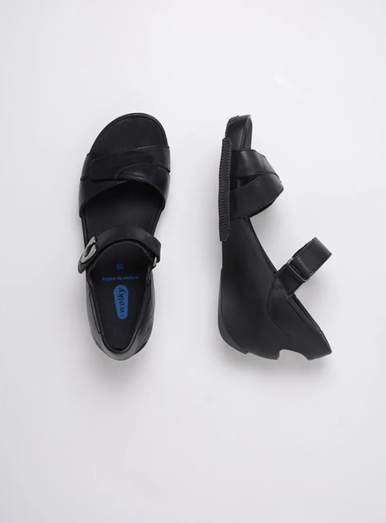 Wolky Sandal 0377520000 20000 black leather