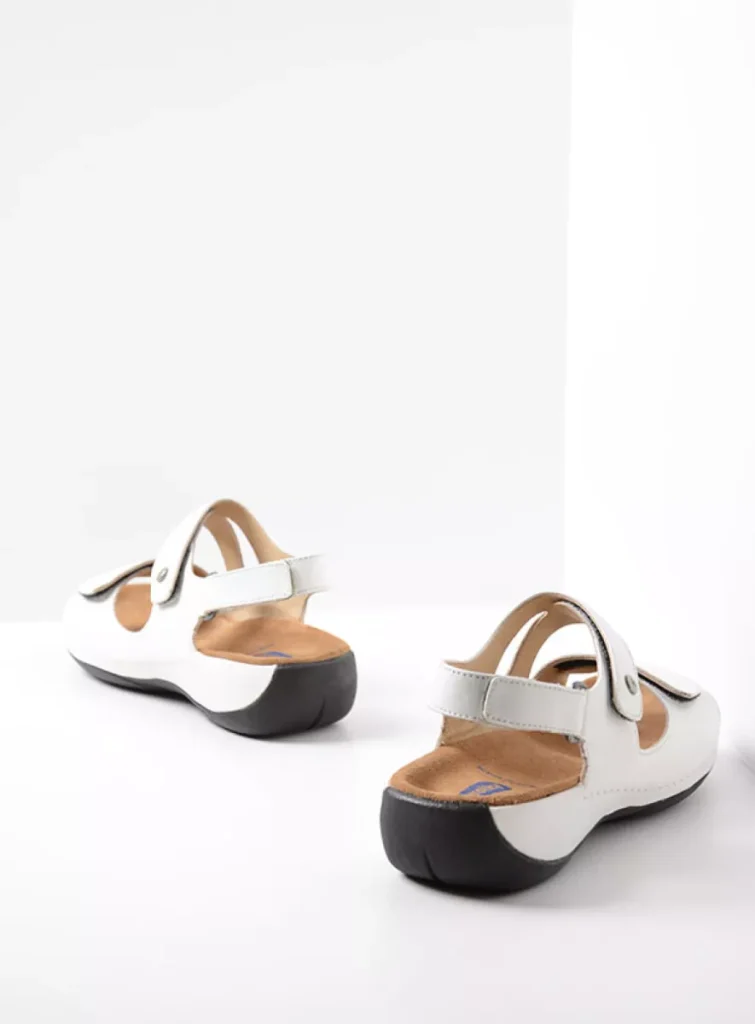 Wolky Sandals 0031530100 30100 white leather