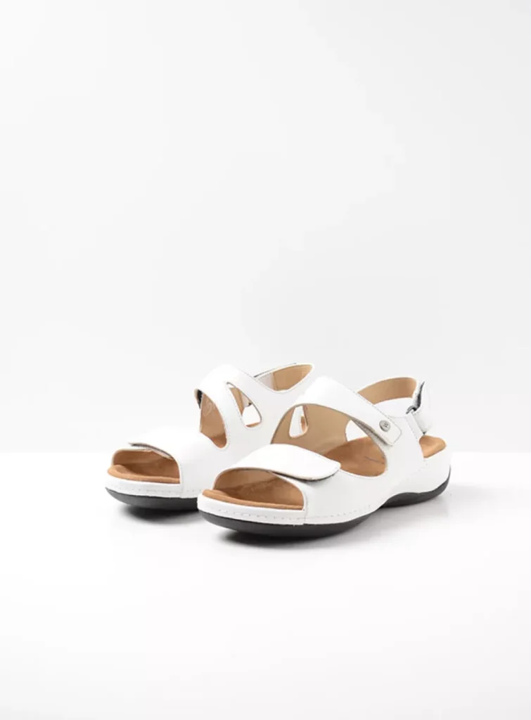 Wolky Sandals 0031530100 30100 white leather