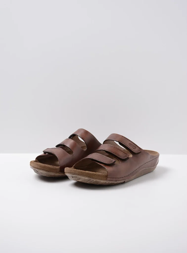 Wolky Sandals 0053250430 50430 cognac leather