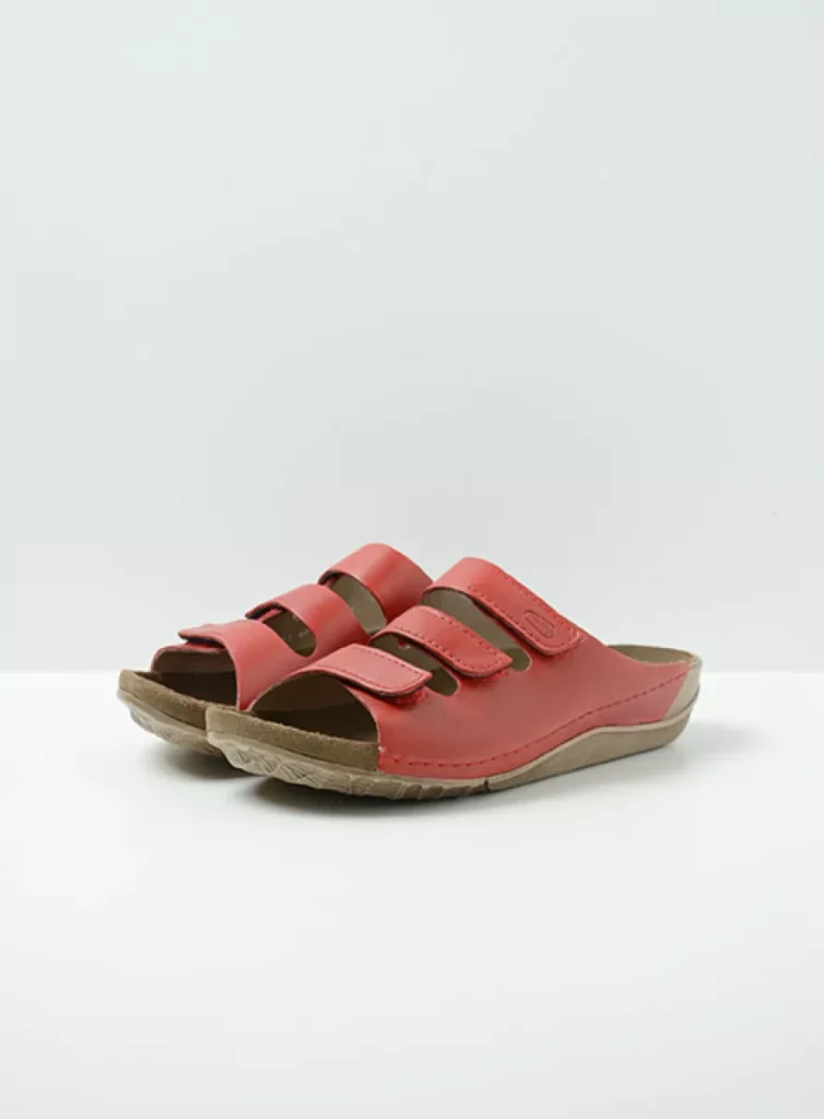 Wolky Sandals 0053250500 50500 red oiled leather