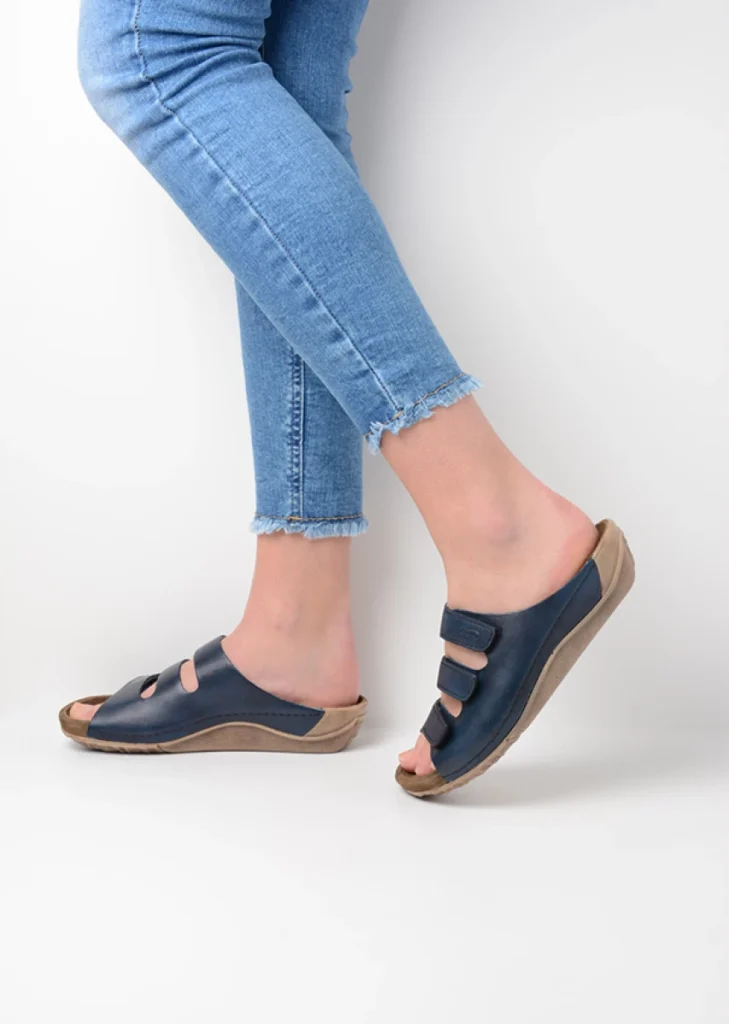 Wolky Sandals 0053250800 50800 blue leather