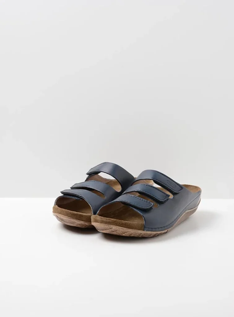 Wolky Sandals 0053250800 50800 blue leather