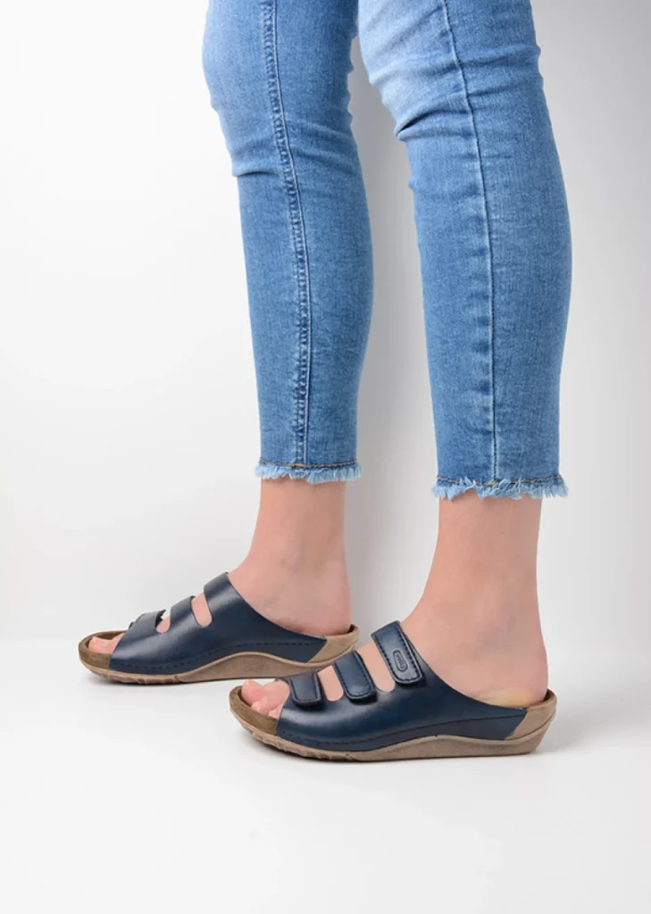 Wolky Sandals 0053250800 50800 blue leather