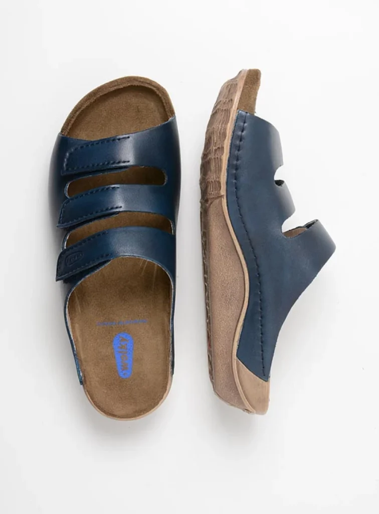 Wolky Sandals 0053250800 50800 blue leather