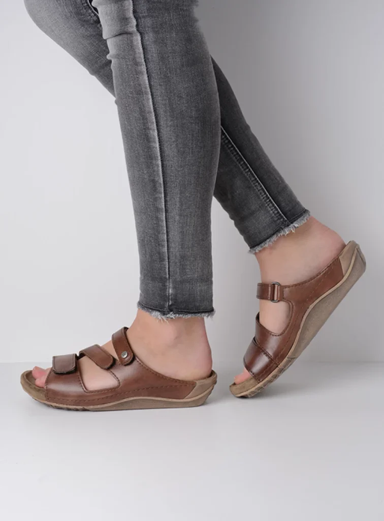 Wolky Sandals 0053650430 50430 cognac leather