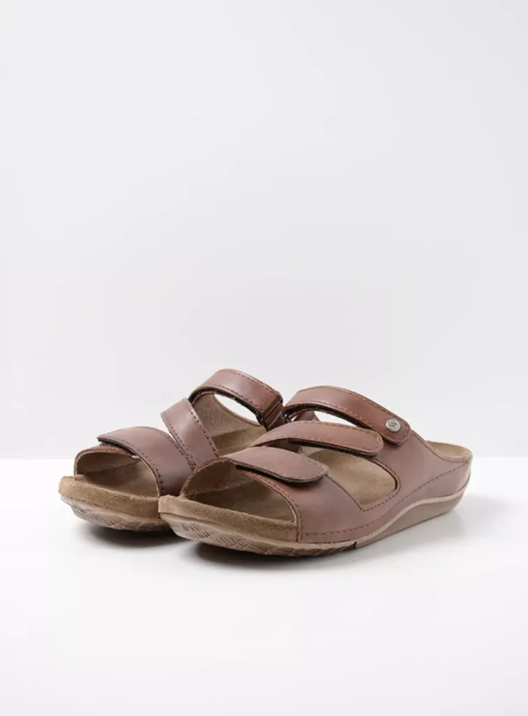 Wolky Sandals 0053650430 50430 cognac leather