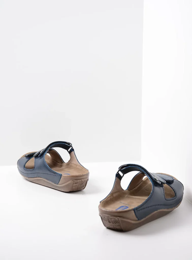 Wolky Sandals 0053650800 50800 blue leather