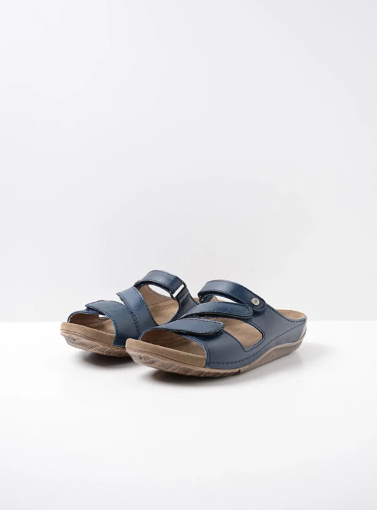 Wolky Sandals 0053650800 50800 blue leather