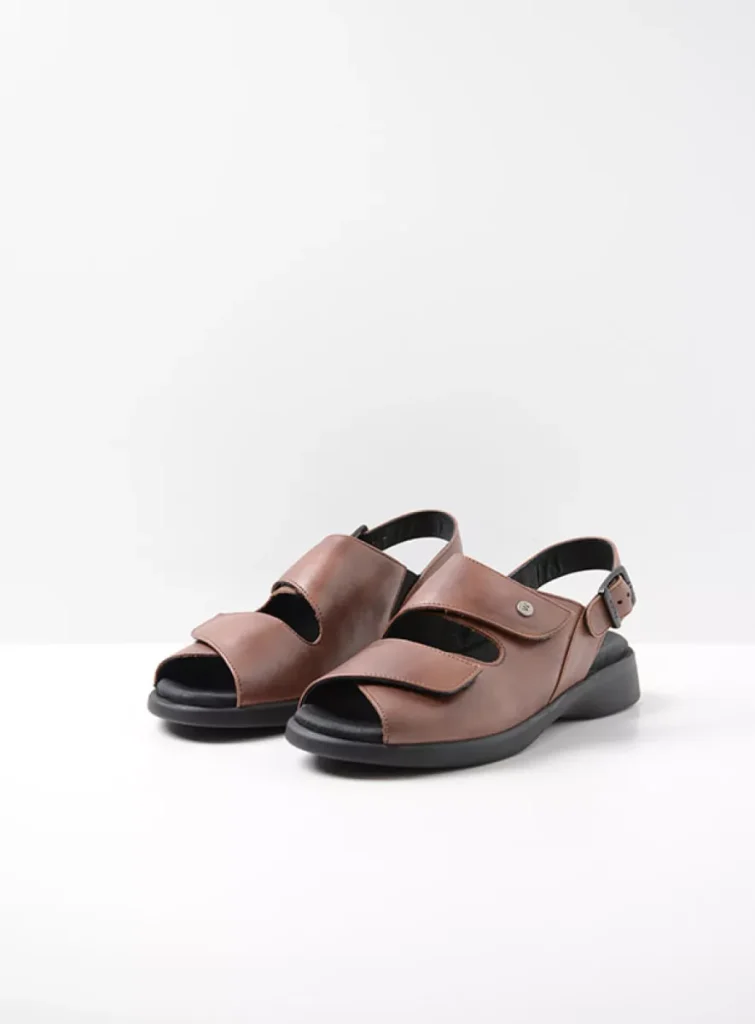 Wolky Sandals 0061750430 50430 cognac leather