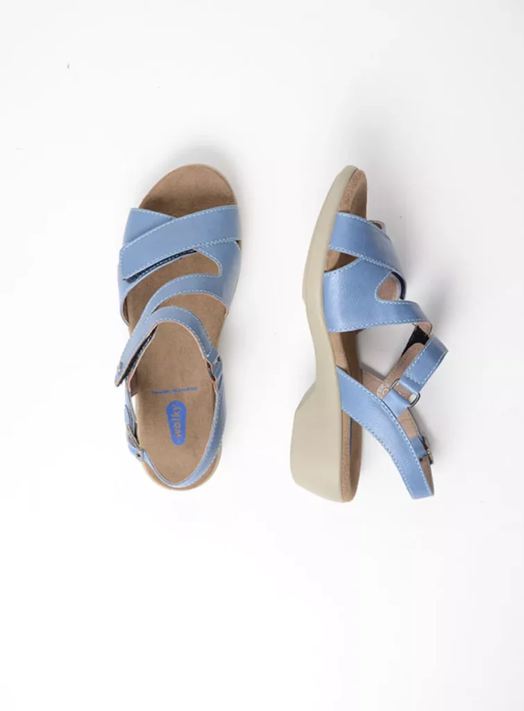 Wolky Sandals 0077607815 07815 sky blue biocare