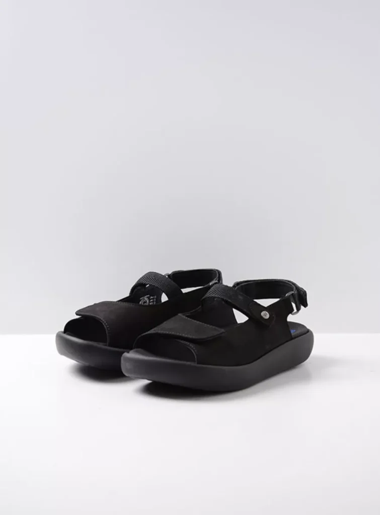 Wolky Sandals 0082311000 11000 black nubuck