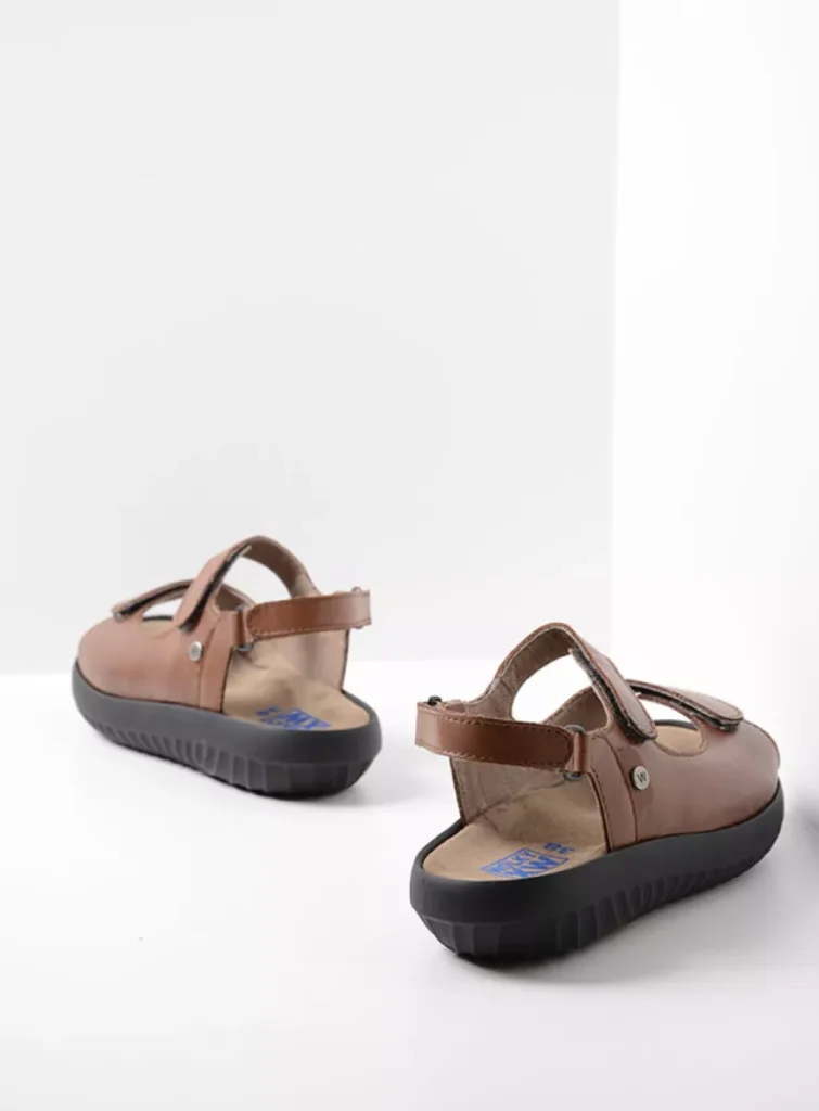 Wolky Sandals 0089050430 50430 cognac leather