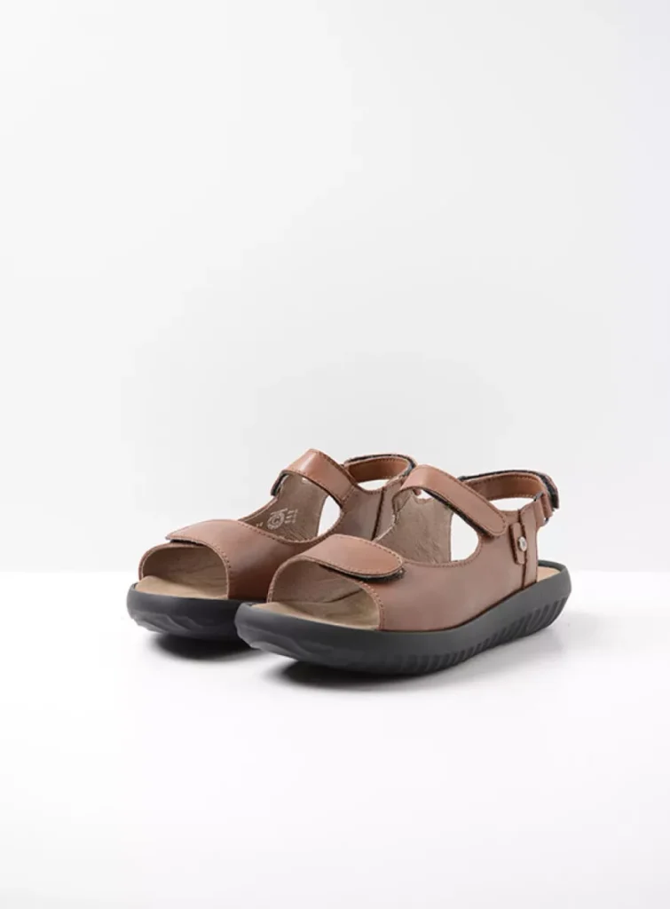 Wolky Sandals 0089050430 50430 cognac leather