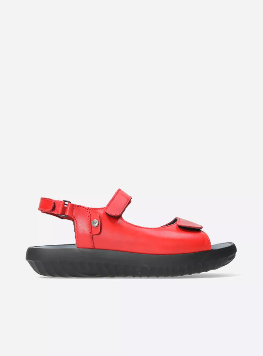 Wolky Sandals 0089050500 50500 red leather