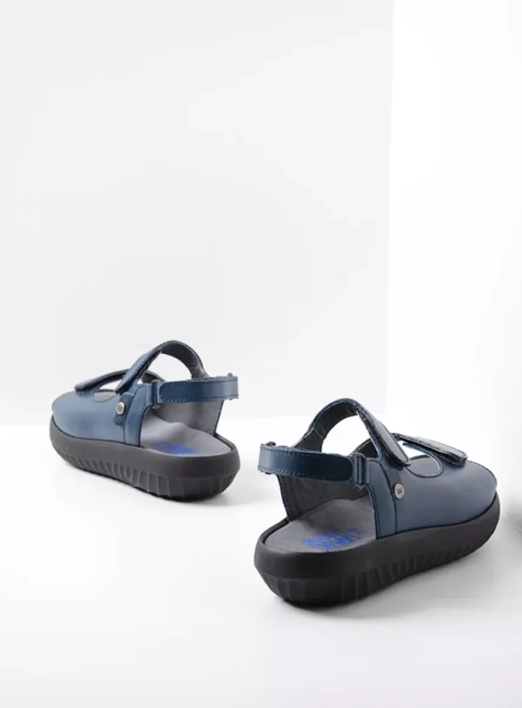 Wolky Sandals 0089050800 50800 blue leather