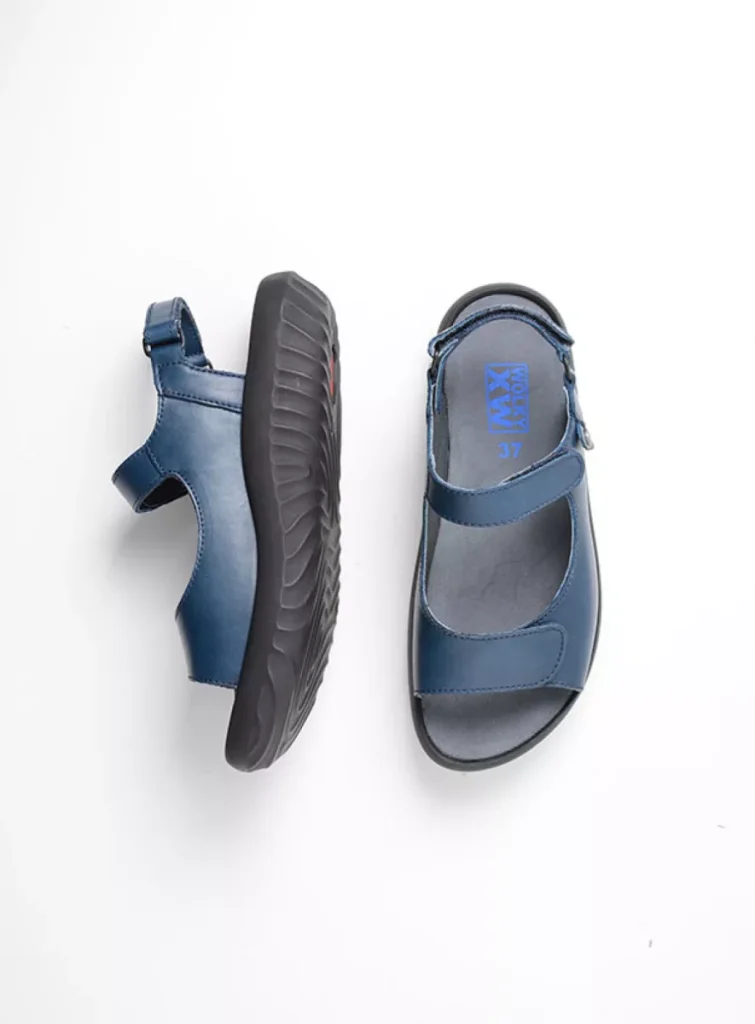 Wolky Sandals 0089050800 50800 blue leather