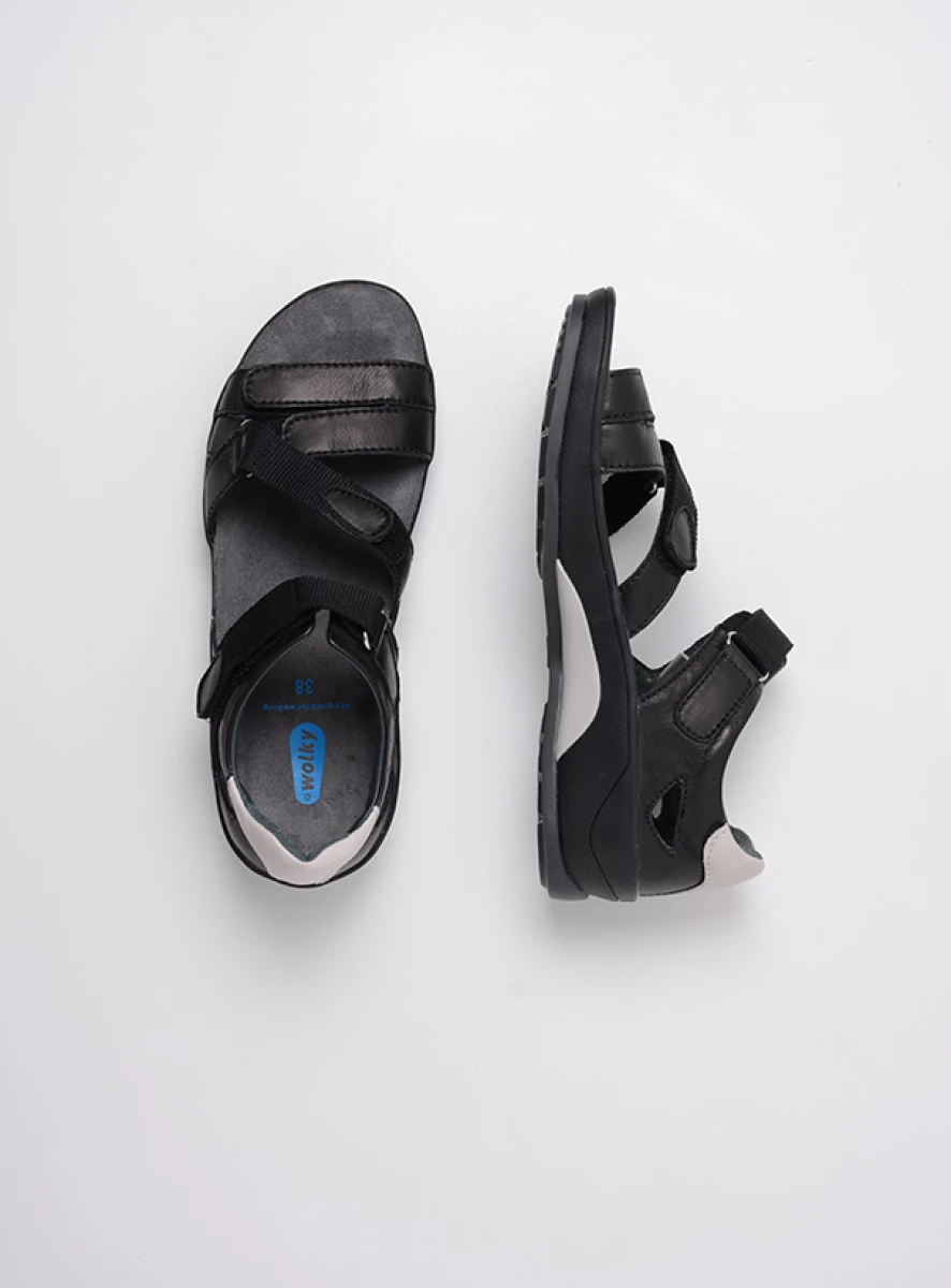 Wolky Sandals 0105030000 30000 black leather