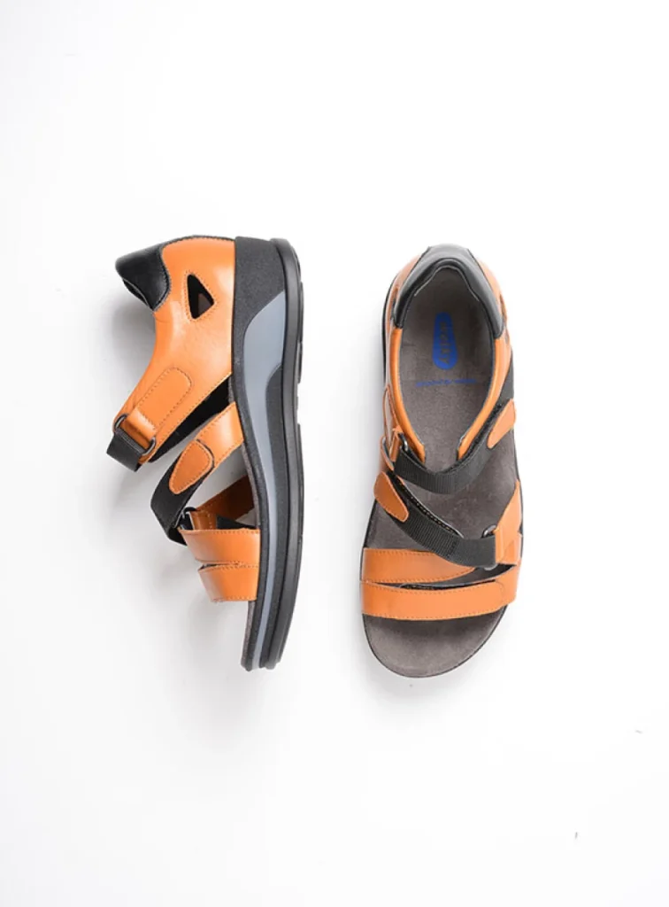 Wolky Sandals 0105530550 30550 orange leather