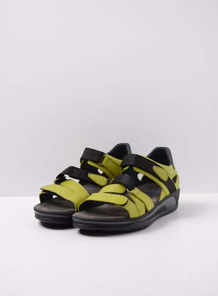 Wolky Sandals 0105530710 30710 olive green leather