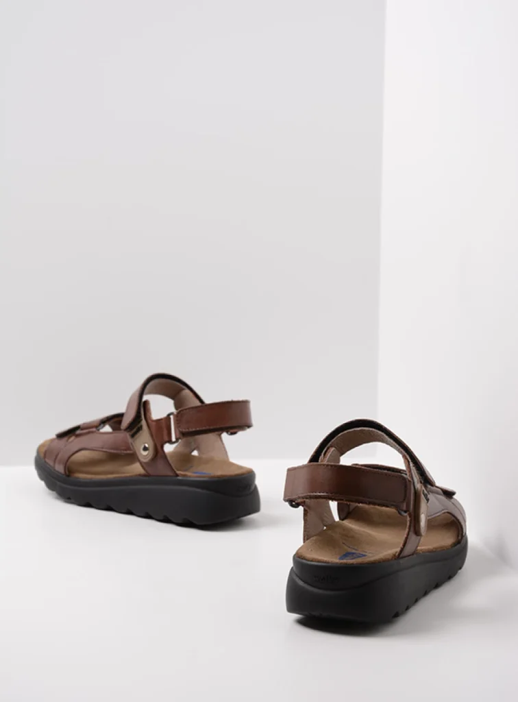 Wolky Sandals 0152550430 50430 cognac leather