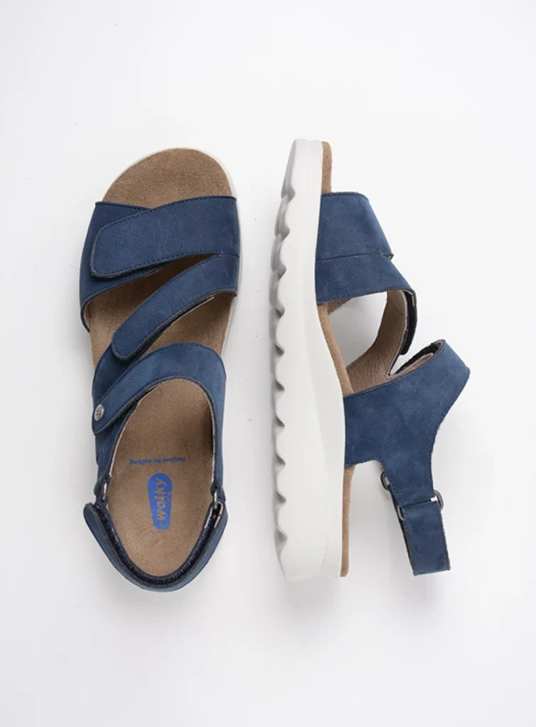 Wolky Sandals 0152611820 11820 denim nubuck