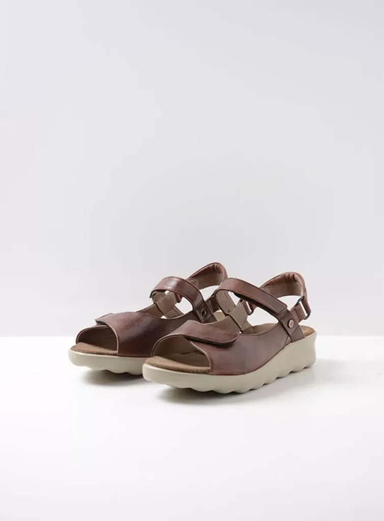 Wolky Sandals 0189050430 50430 cognac leather