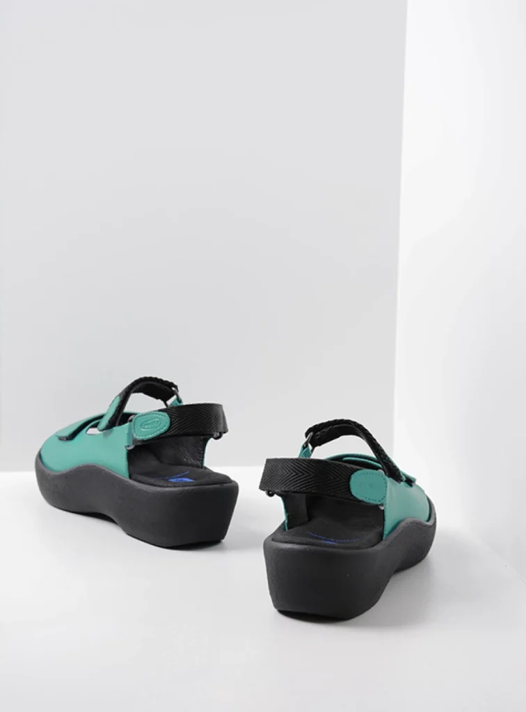 Wolky Sandals 0320434760 34760 turquoise leather