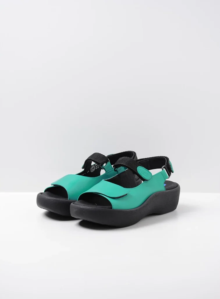 Wolky Sandals 0320434760 34760 turquoise leather