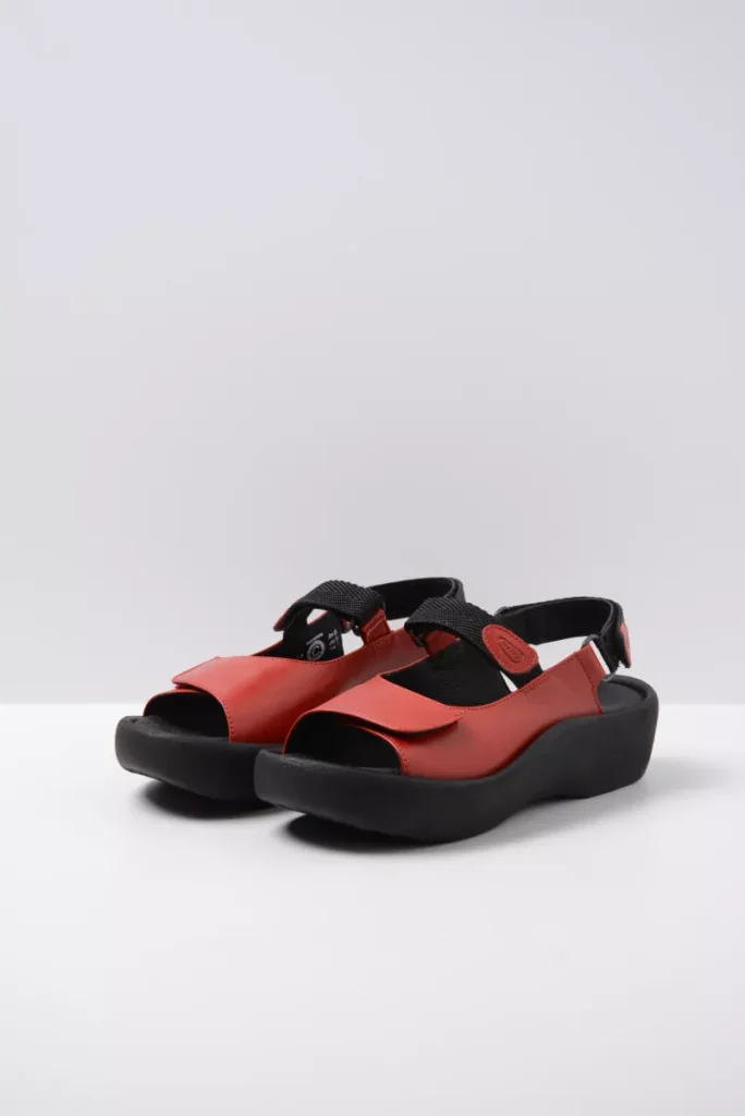 Wolky Sandals 0320450500 50500 red leather