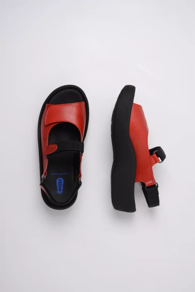 Wolky Sandals 0320450500 50500 red leather