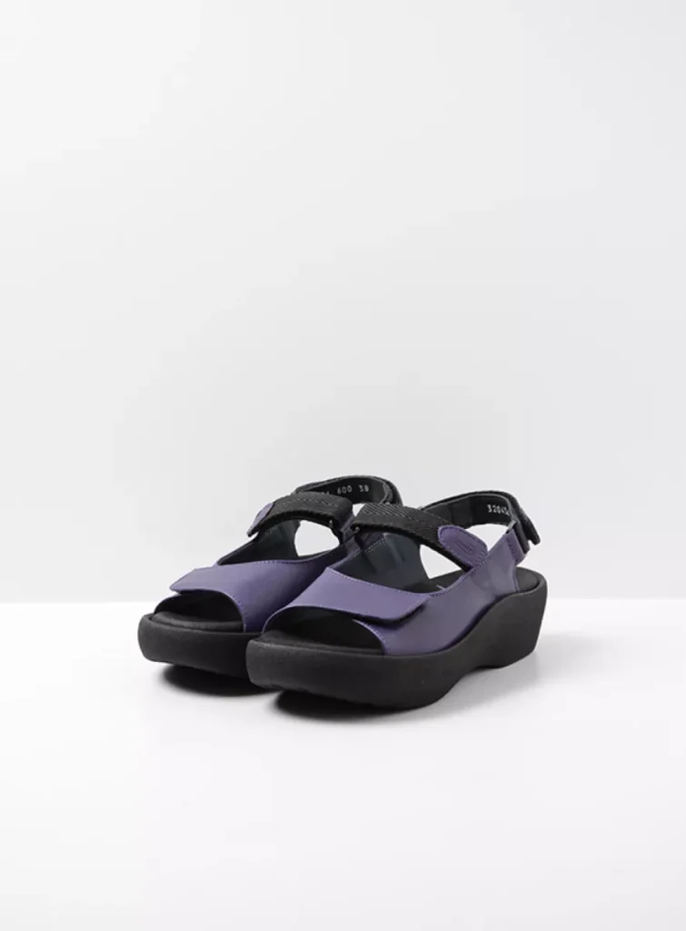 Wolky Sandals 0320450600 50600 purple leather