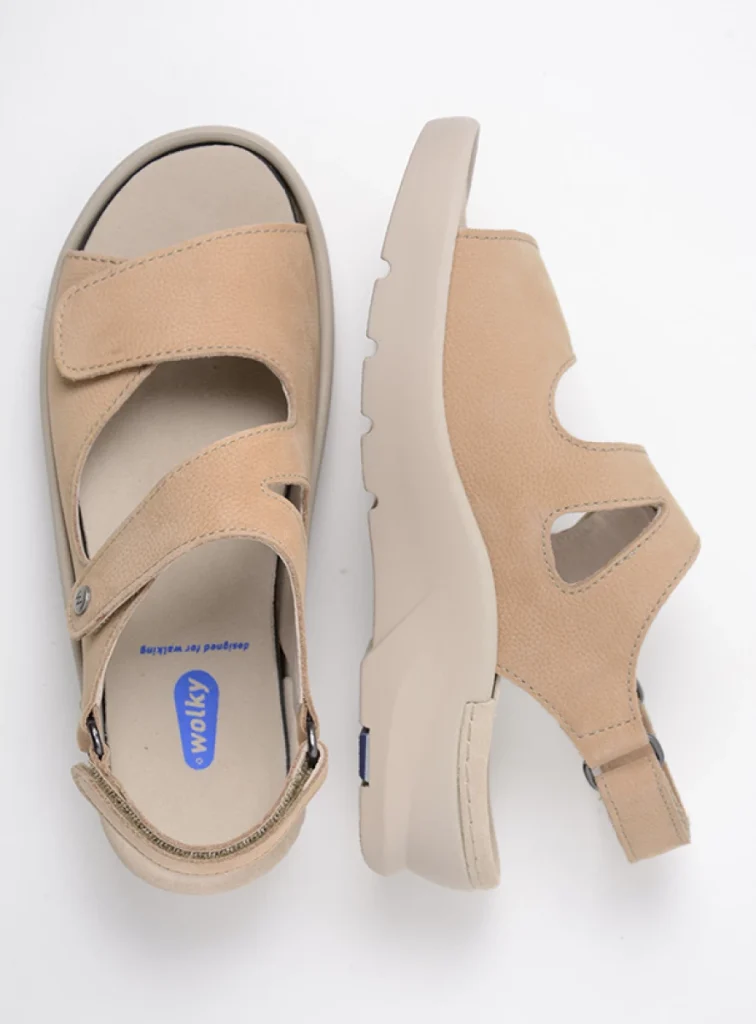 Wolky Sandals 0392811390 11390 beige nubuck