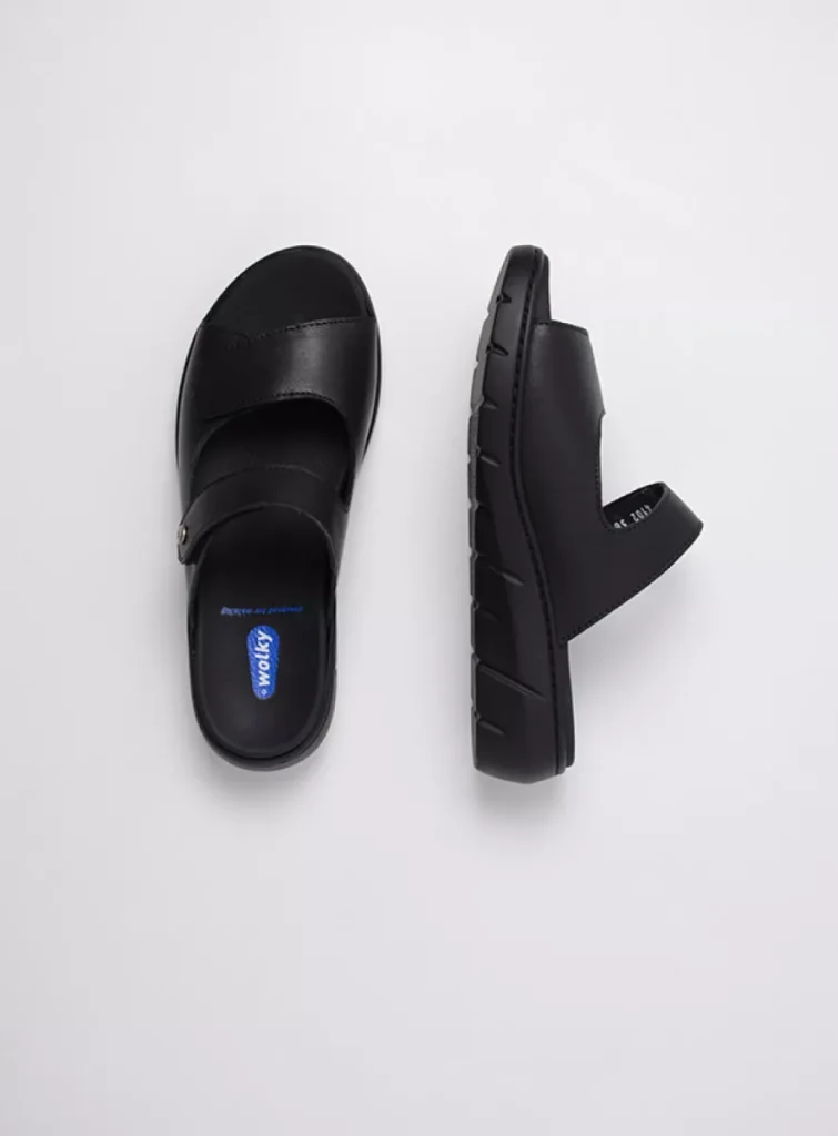 Wolky Sandals 0410250000 50000 black leather