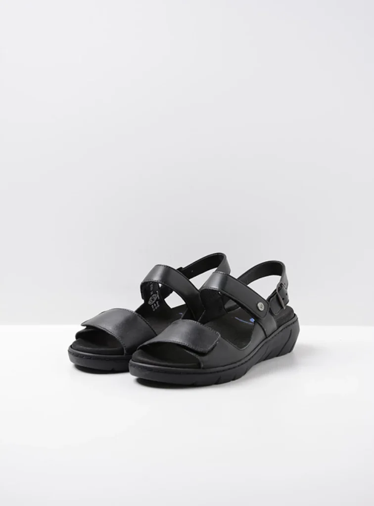 Wolky Sandals 0410450000 50000 black leather