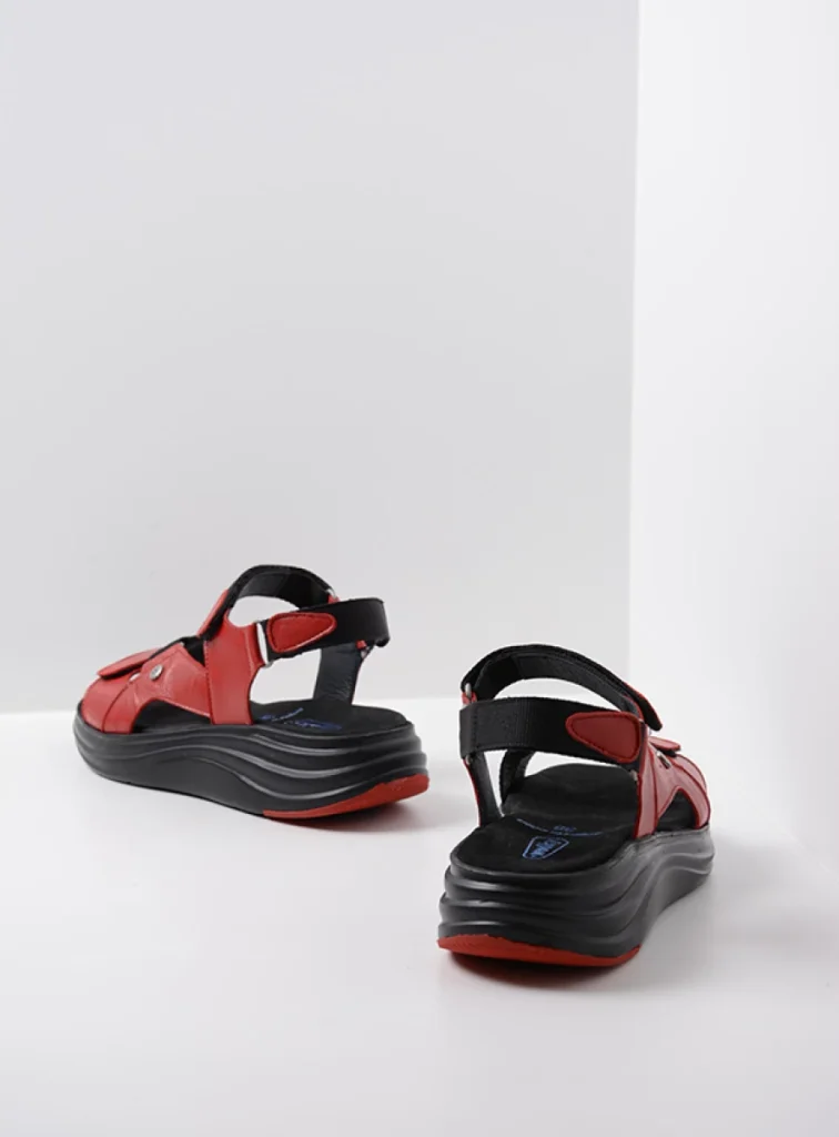 Wolky Sandals 0565030500 30500 red leather