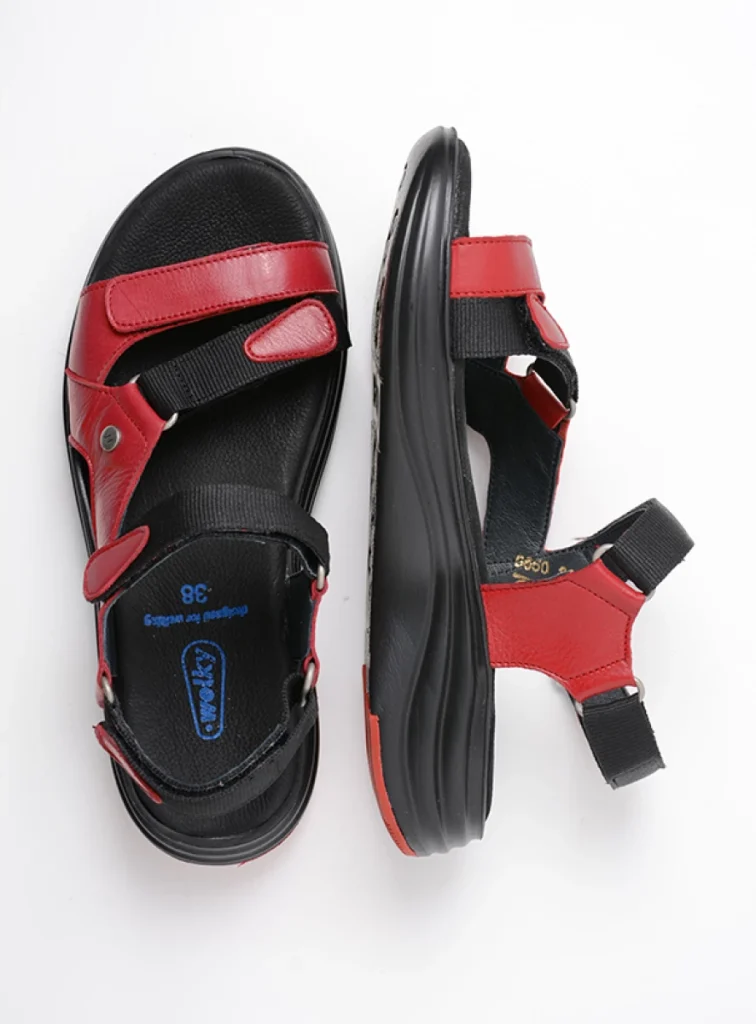 Wolky Sandals 0565030500 30500 red leather